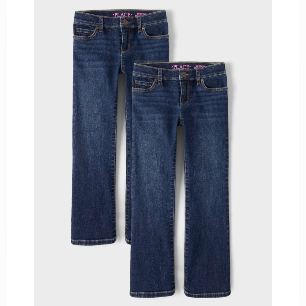 PLACE Lot Of 2  Girl's Blue Jeans